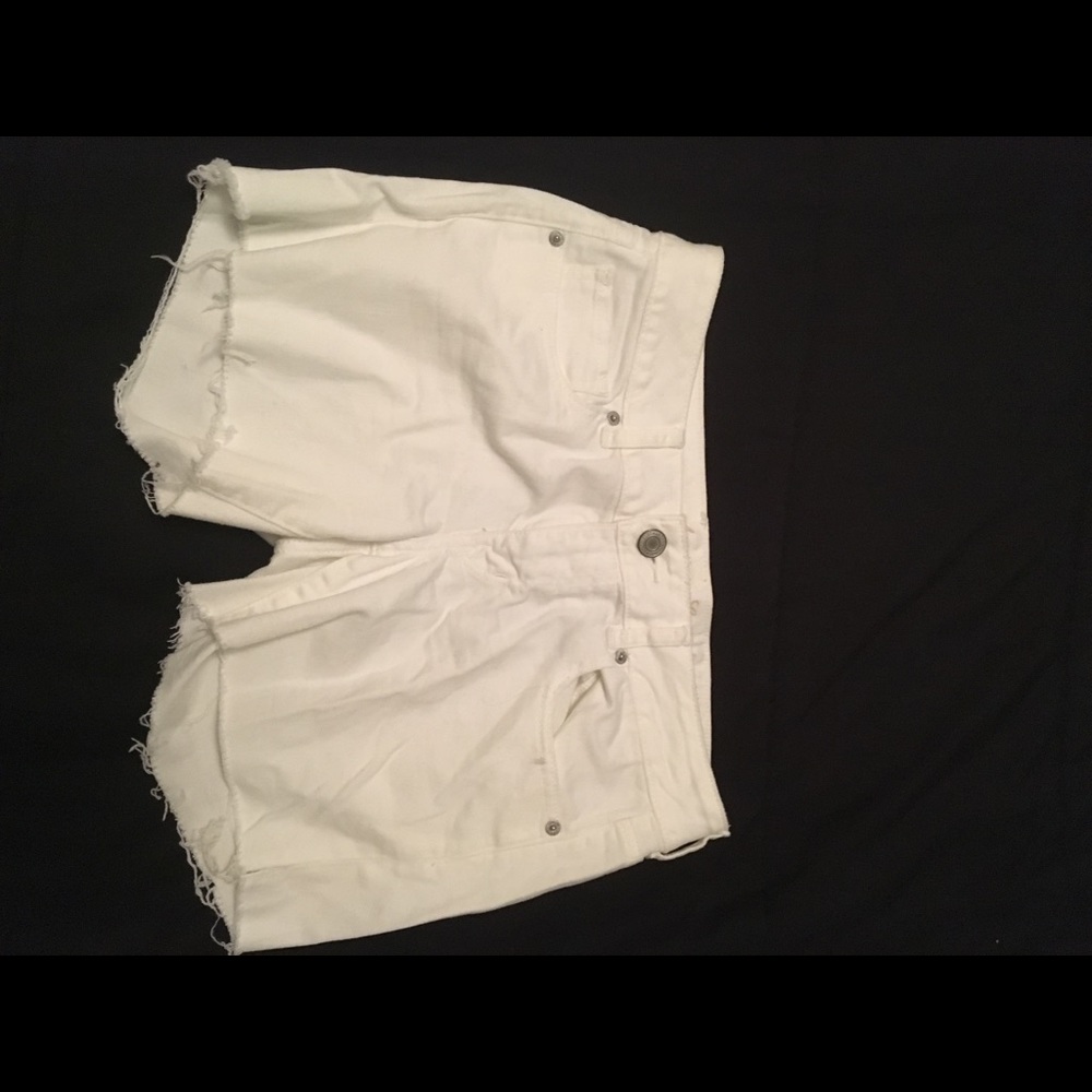 White American Eagle Cut-Off Denim Shorts